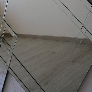 Consola y espejo plata 0002
