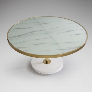 Consola y espejo plata 0002