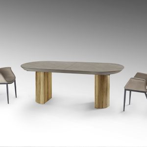 Consola y espejo plata 0002