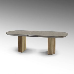 Consola y espejo plata 0002