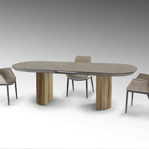 Consola y espejo plata 0002