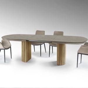 Consola y espejo plata 0002