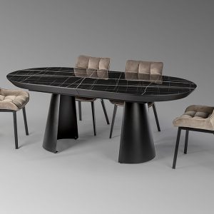 Consola y espejo plata 0002